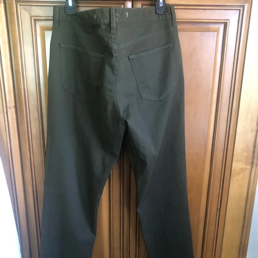 Banana Republic Men's Olive Straight Leg Jeans